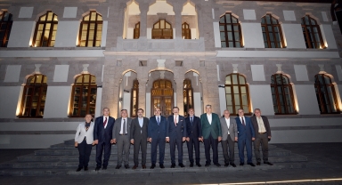 TOBB Başkanı Hisarcıklıoğlu Konya Büyükşehir Belediye Başkanı Uğur İbrahim Altay'ı ziyaret etti