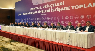 TOBB Başkanı Hisarcıklıoğlu, Konya'da istişare toplantısında konuştu: