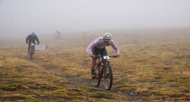 Uluslararası Erciyes MTB Cup Dağ Bisikleti Yarışları'nın üçüncü etabı koşuldu