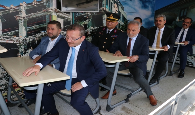 Yozgat protokolü, deprem simülasyon tırında 7,6 büyüklüğündeki sarsıntıyı deneyimledi