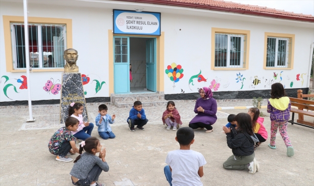 Yozgat'ta köylerde kullanılmayan okulların kapıları yeniden açıldı