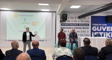 AK Parti Kırşehir İl Başkanlığında teşkilat eğitimi verildi
