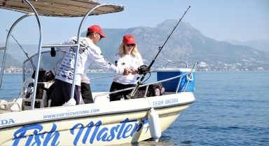 Alanya'da düzenlenen Balık Tutma Turnuvası sona erdi