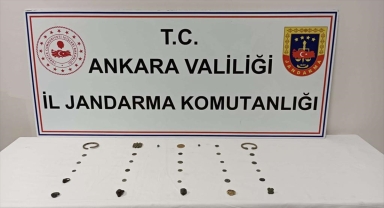 Ankara'da jandarmadan tarihi eser ve uyuşturucu operasyonu