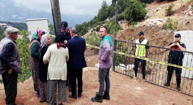 Antalya'da toprak kayması sonucu 1 kişi öldü, 1 kişi yaralandı