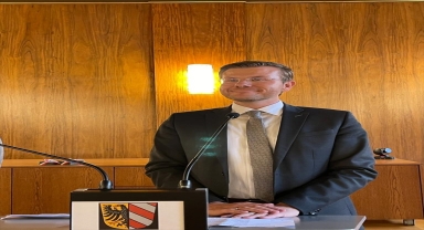 Antalya Valisi Yazıcı ve Antalyalı gazeteciler, Nürnberg Belediye Başkanı ile bir araya geldi