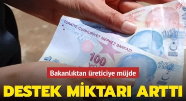 Bakan Kirişçi çiftçiyi sevindirecek müjdeyi verdi