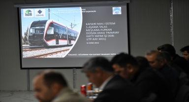 Başkan Büyükkılıç, Talas tramvay hattı çalışmalarını inceledi