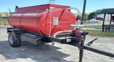 Beypazarı ve Nallıhan'daki köylere yangın söndürme tankı gönderildi