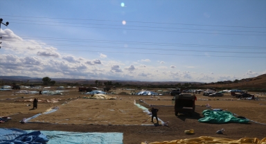 Çankırı'da geleneksel yöntemlerle kurutulan çeltik sofralardaki yerini alıyor