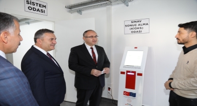 Çubuk'a E-Sınav Merkezi kuruldu