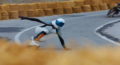 Dünya İniş Kaykay ve Hız Kayağı Şampiyonası Hasan Dağı'nda başladı