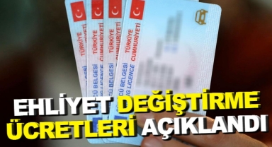 Ehliyet değiştirme ücretleri açıklandı