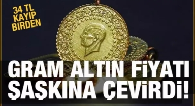 Gram altın fena çakıldı! Altın yatırımcısı şaşkın...