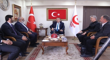 İHH Genel Başkanı Yıldırım, BBP Genel Başkanı Destici'yi ziyaret etti