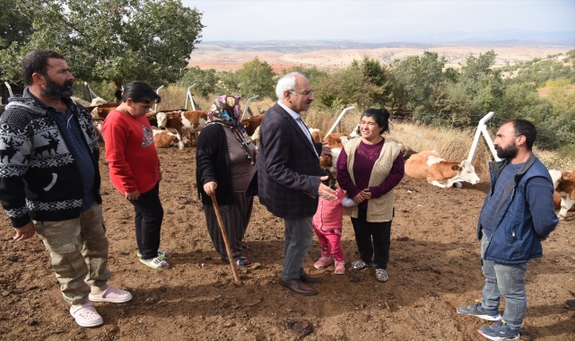 İl Tarım ve Orman Müdürü Yılmaz'dan kadın üreticiye ziyaret