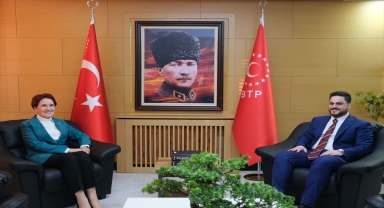 İYİ Parti Genel Başkanı Akşener ile BTP Genel Başkanı Baş bir araya geldi