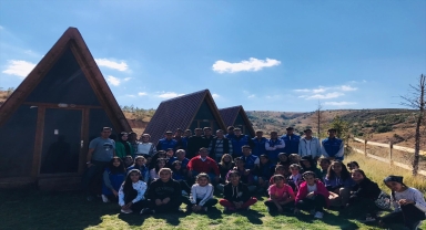 Karakeçili'de gençler, Dinek Dağı Atlı Safari ve Doğa Parkı'nda buluştu