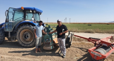 Karapınar'da tarlalar incelendi