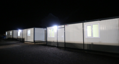 Kayseri'de mevsimlik işçiler için konteyner kent kuruldu