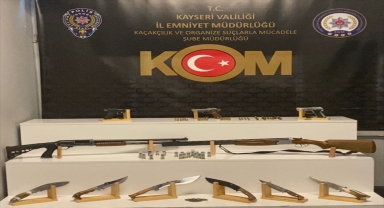 Kayseri'de ruhsatsız silah ticareti yaptığı iddia edilen kişi yakalandı