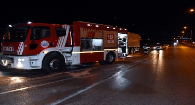 Kırıkkale'de dinamit yüklü kamyonda çıkan yangın söndürüldü