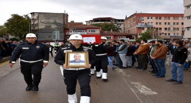 Kırıkkale'de kalp krizi sonucu vefat eden polis memuru için tören düzenlendi