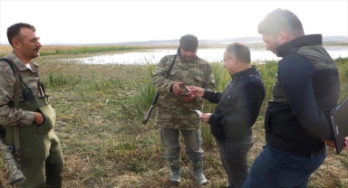 Kırşehir'de usulsüz avlanan 8 kişiye para cezası verildi