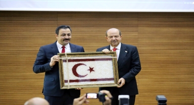 KKTC Cumhurbaşkanı Tatar, Alanya'da konuştu: