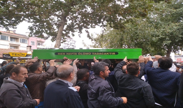 Konya'da kazada hayatını kaybeden belediye çalışanı toprağa verildi