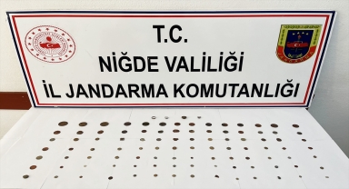 Niğde'de 211 sikke ele geçirildi