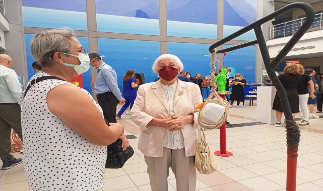 “Organ Bağışı Haftası” dolayısıyla heykel sergisi ve kermes düzenlendi