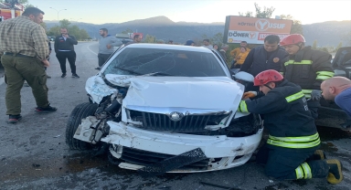 Seydişehir'deki trafik kazasında 3 kişi yaralandı