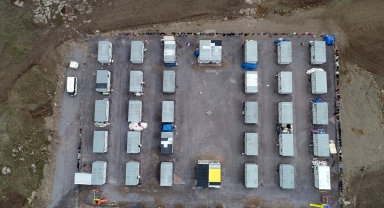 Tarım işçileri, konteyner kent ile konforlu bir yaşama kavuştu