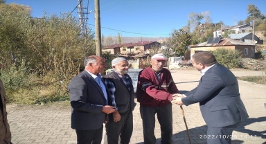 Ulaş Kaymakamı Baş, köylerde vatandaşların sorunlarını dinledi