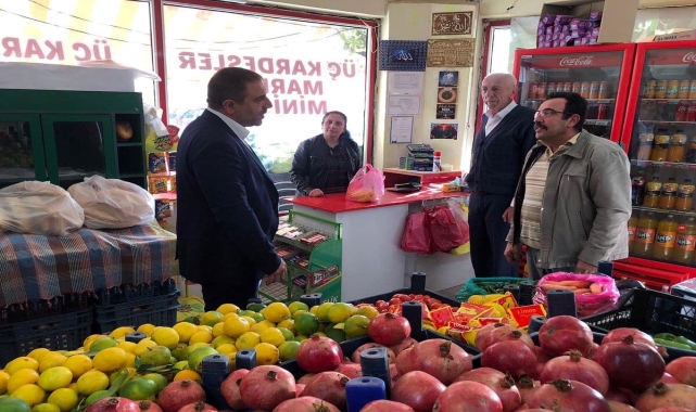 Ulaş Kaymakamı Selçuk Baş, esnafı ziyaret etti