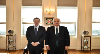 Yargıtay Başkanı Akarca, Belçika Danıştayı Yargıcı Lemmens ve beraberindeki heyetle görüştü