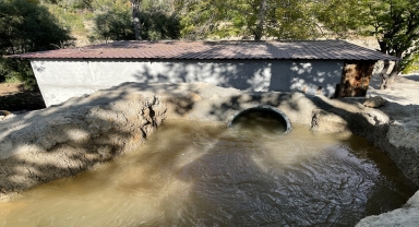 Yenilenen su değirmeni yıllar sonra yeniden hizmet vermeye başladı