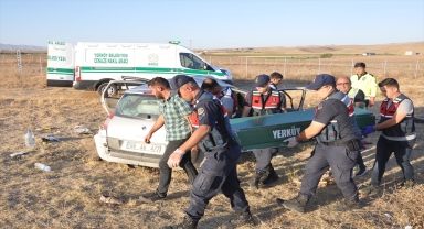 Yozgat’ta devrilen otomobildeki 1 kişi öldü