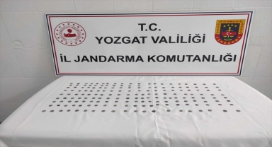 Yozgat'ta tarihi nitelikte olduğu değerlendirilen 176 sikke ele geçirildi
