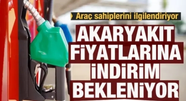 Akaryakıt fiyatlarına indirim bekleniyor