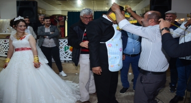 Antalya'da damada şaka olarak takılan takılar davetlileri şaşırttı