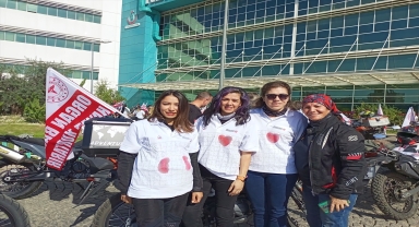 Antalya'da Organ Bağışı Haftası dolayısıyla motosikletli kortej düzenlendi