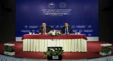 Bakan Kirişci, Köy Yaşam Merkezleri Projesi İşbirliği Protokolü İmza Töreni'nde konuştu: