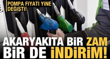 Benzine zam motorine indirim!