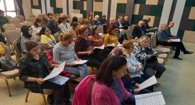 Beypazarı Belediyesi Türk Sanat Müziği korosu çalışmalarını sürdürüyor