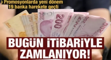 Bugün 19 banka emekli promosyonlarını yükseltiliyor!