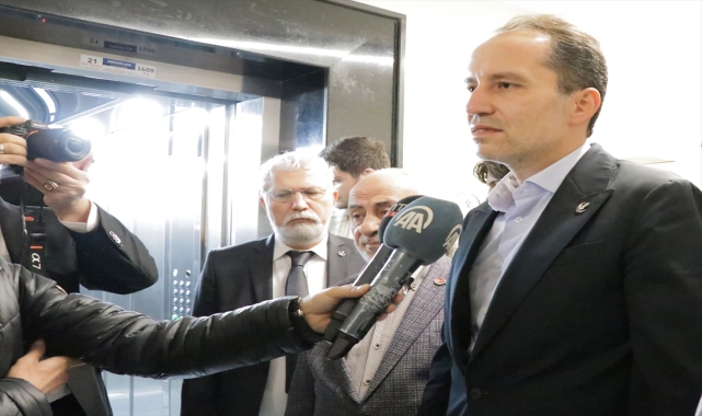 Fatih Erbakan, trafik kazasında yaralanan partilileri Kayseri'de ziyaret etti