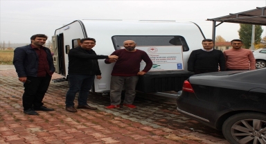 Göksu Taşeli Havzası Kalkınma Projesi kapsamında 1çiftçiye karavan verildi