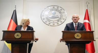 İçişleri Bakanı Soylu, Alman mevkidaşı Faeser ile görüştü